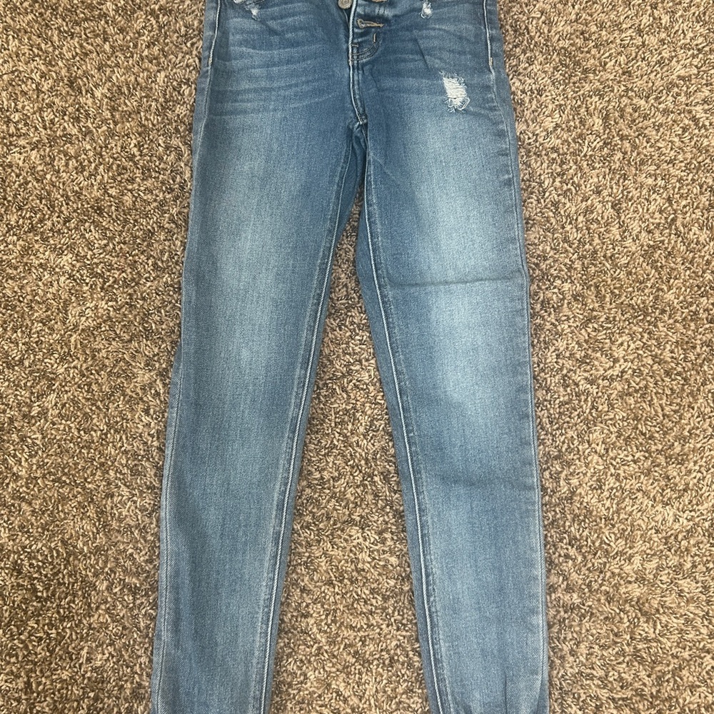 Flying Monkey HIGH RISE BUTTON FLY SKINNY Jeans